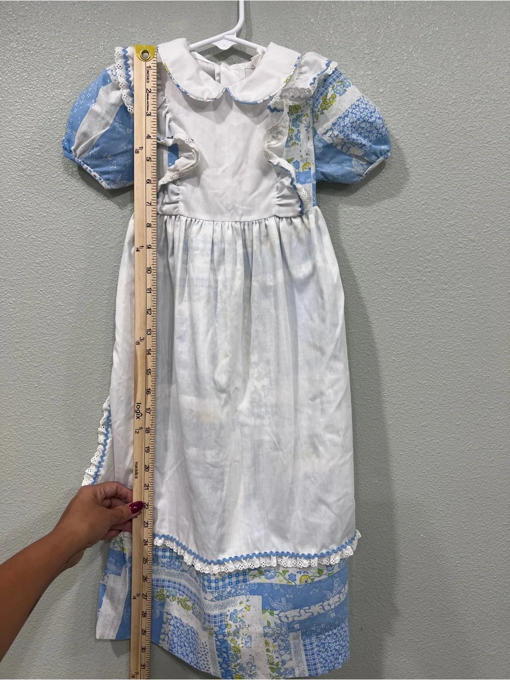 Vintage Peaches N Cream Backwards to Basics Girls 3T Prairie Dress Floral